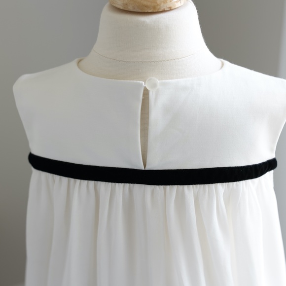 Luxury Designer Amelie Et Sophie Sleeveless Special Occasion Dress Ivory New - Picture 3 of 6